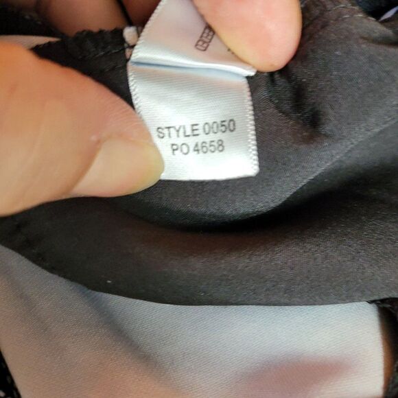 Eloquii Pants Stretch Dress Pants Tapered Abstract Psychedelic Print Black 14 - Picture 13 of 16